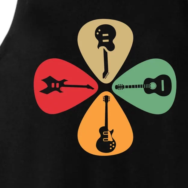 Guitar Player Guitarist Gift Guitar Lovers Women Ladies Tri-Blend Wicking Tank