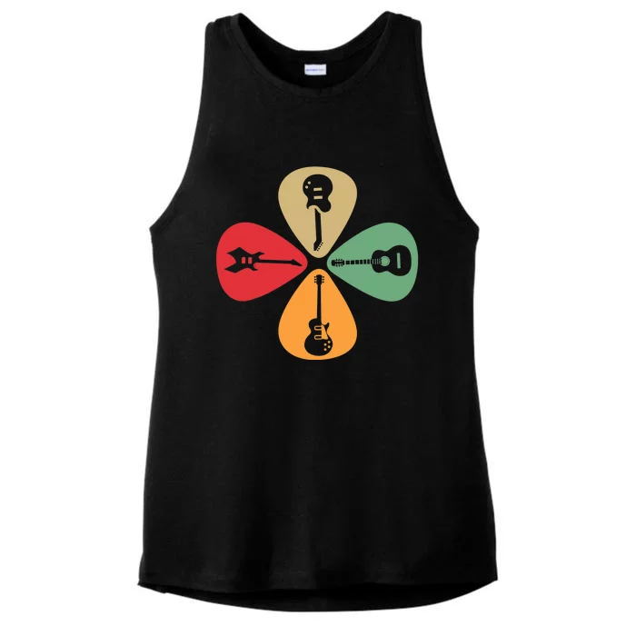 Guitar Player Guitarist Gift Guitar Lovers Women Ladies Tri-Blend Wicking Tank