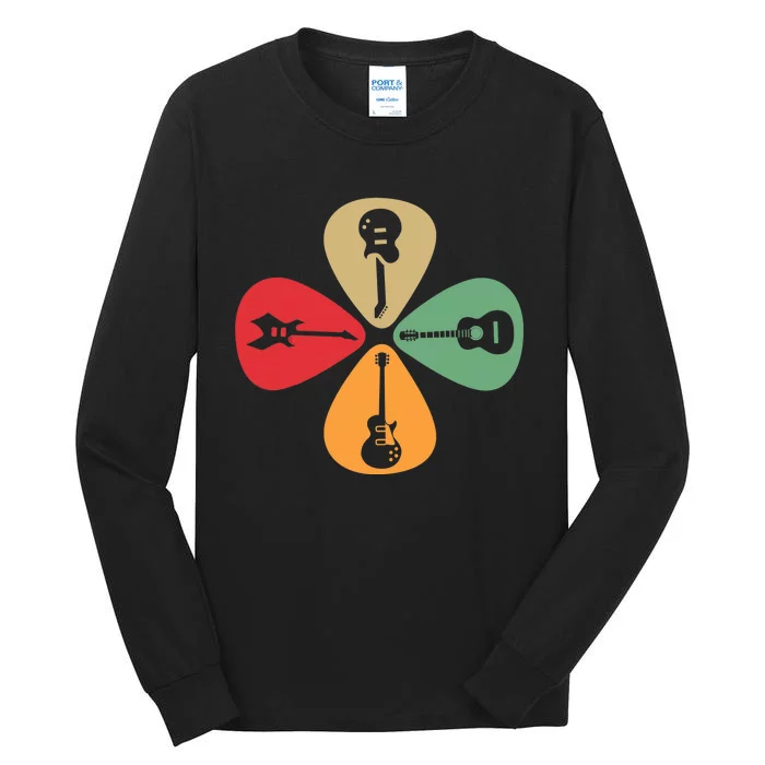 Guitar Player Guitarist Gift Guitar Lovers Women Tall Long Sleeve T-Shirt