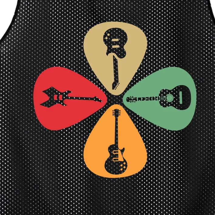 Guitar Player Guitarist Gift Guitar Lovers Women Mesh Reversible Basketball Jersey Tank