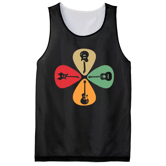 Guitar Player Guitarist Gift Guitar Lovers Women Mesh Reversible Basketball Jersey Tank