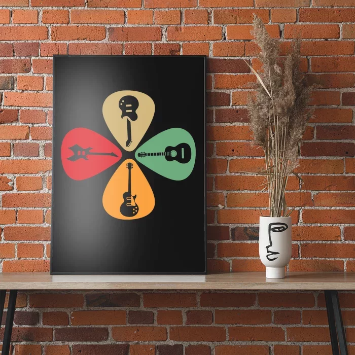 Guitar Player Guitarist Gift Guitar Lovers Women Poster