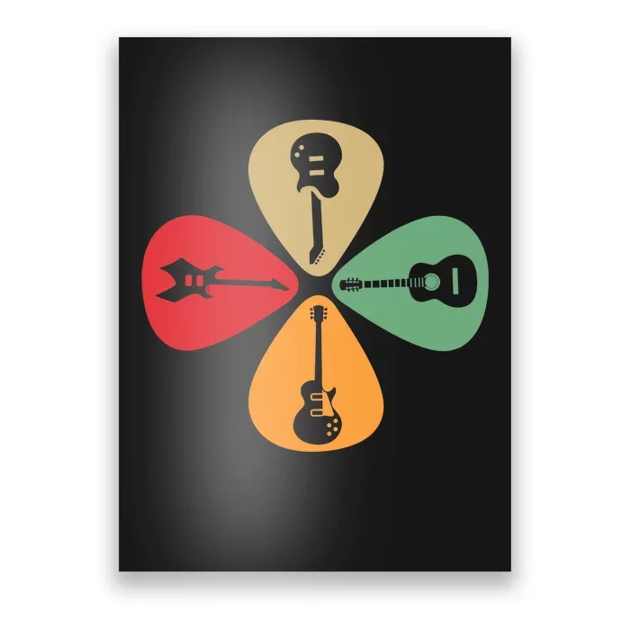 Guitar Player Guitarist Gift Guitar Lovers Women Poster