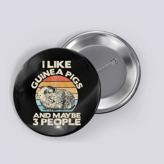 Guinea Pig Guinea Pig Lover Tee Funny Guinea Pig Button