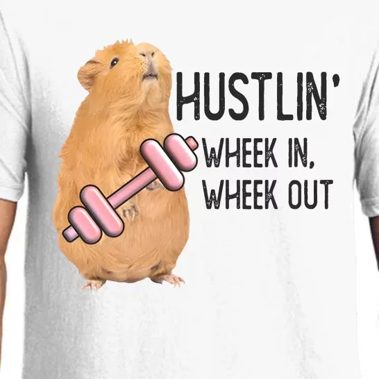 Guinea Pig Hustlin Wheek In Wheek Out Pajama Set