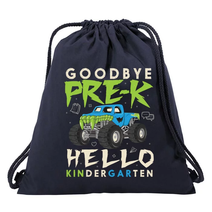 Goodbye PreK Hello Kindergarten Graduation Gift Drawstring Bag