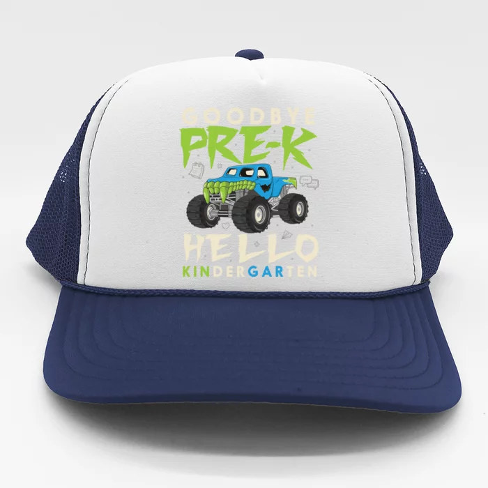 Goodbye PreK Hello Kindergarten Graduation Gift Trucker Hat