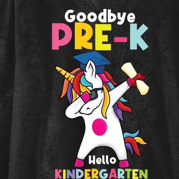 Goodbye Prek Hello Kindergarten Last Day Of School Hooded Wearable Blanket