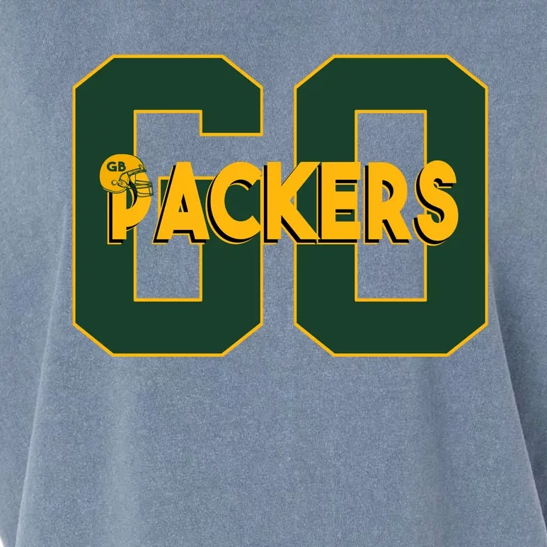 Go Packers Helmet Garment-Dyed Women's Muscle Tee