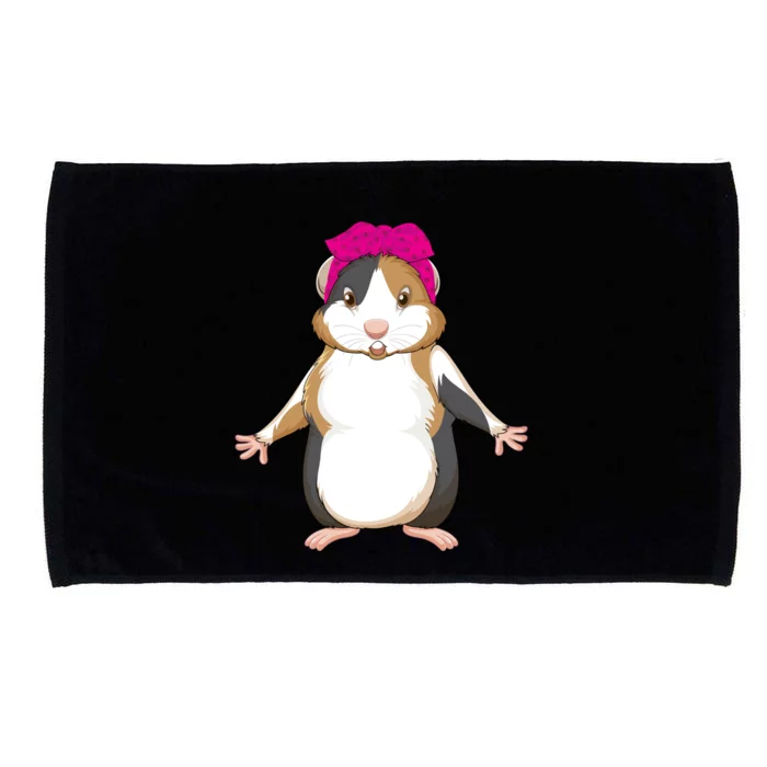 Guinea Pig Hamster Tee Girls Guinea Pig Funny Gift Hamster Gift Microfiber Hand Towel