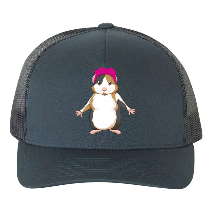 Guinea Pig Hamster Tee Girls Guinea Pig Funny Gift Hamster Gift Yupoong Adult 5-Panel Trucker Hat