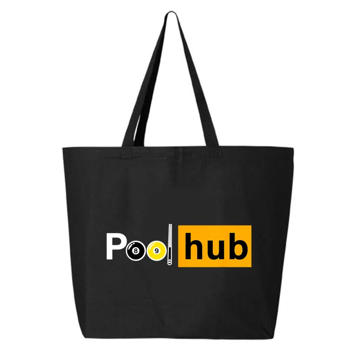 Game Pool Hub Billiard Balls & Cue Stick Gift 25L Jumbo Tote