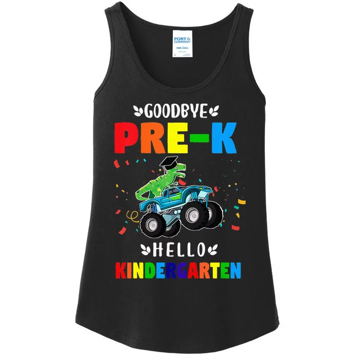 Goodbye PreK Hello Kindergarten Graduation Ladies Essential Tank