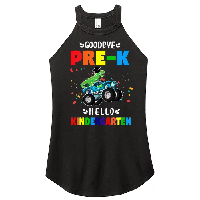 Goodbye PreK Hello Kindergarten Graduation Women’s Perfect Tri Rocker Tank