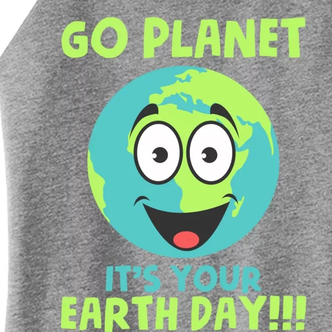 Go Planet Its Your Earth Day Birthday 50th Anniversary Gift Women’s Perfect Tri Rocker Tank