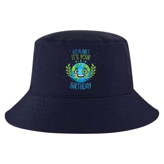 Go Planet It’s Your Birthday Fun Earth Day Planet Cute Gift Cool Comfort Performance Bucket Hat