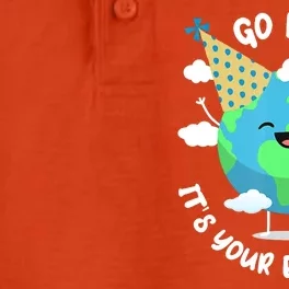 Go Planet It's Your Earth Day Cute Gift Dry Zone Grid Performance Polo