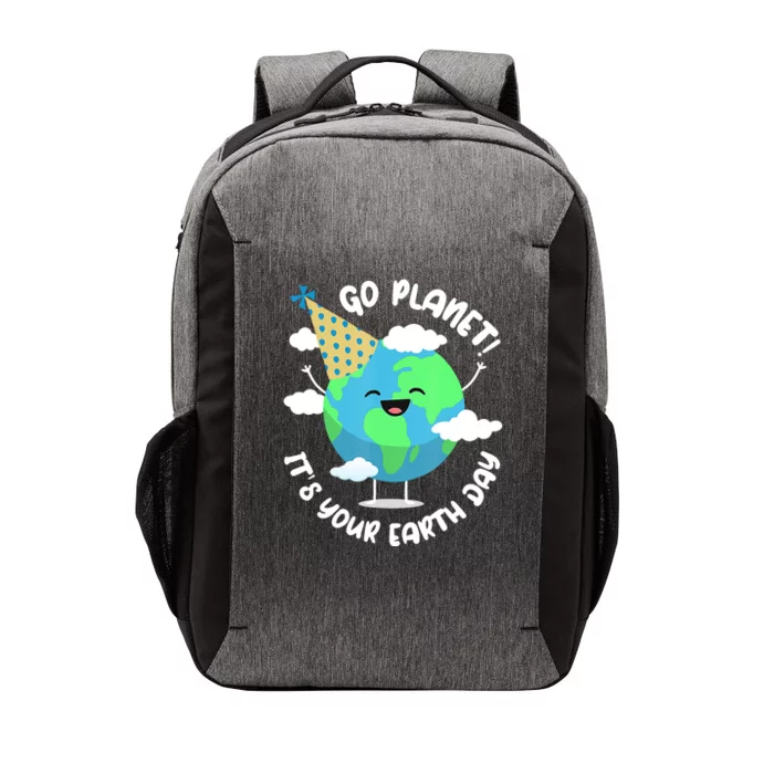 Go Planet It's Your Earth Day Cute Gift Vector Backpack