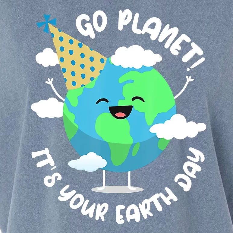 Go Planet It's Your Earth Day Cute Gift Garment-Dyed Women's Muscle Tee