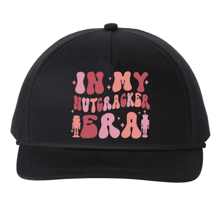 Groovy Pink In My Nutcracker Era Christmas Ballet Squad Gift Snapback Five-Panel Rope Hat