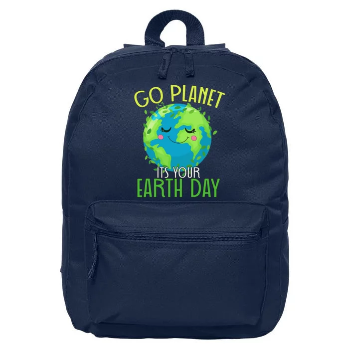 Go Planet Its Your Earth Day Women 16 in Basic Backpack