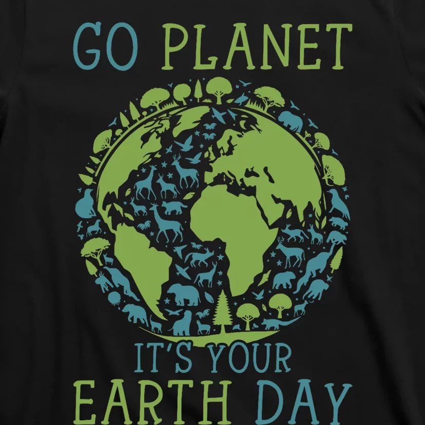 Go Planet ItS Your Earth Day 2024 Teachers T-Shirt