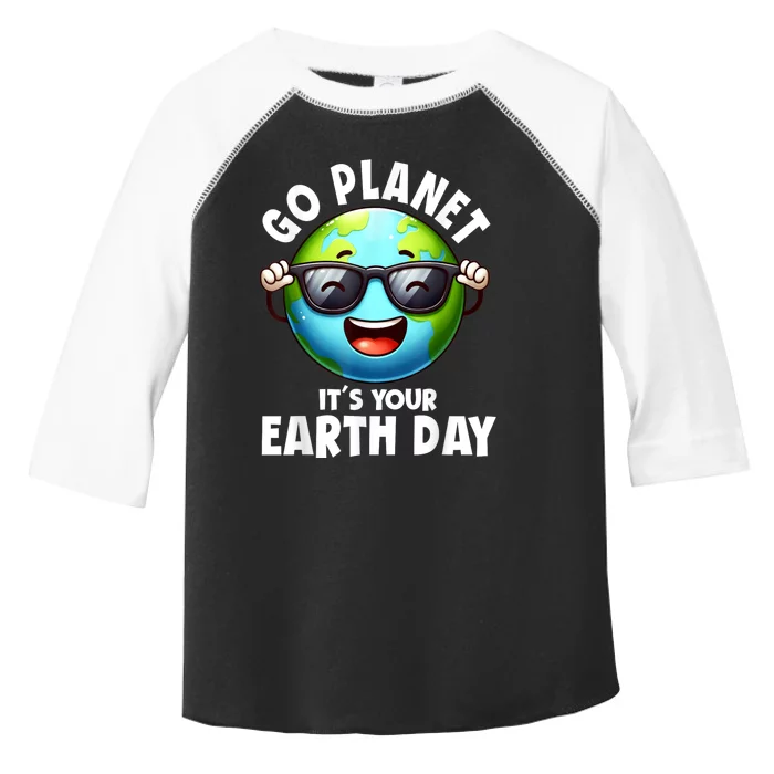 Go Planet ItS Your Earth Day Cute Earth Toddler Fine Jersey T-Shirt