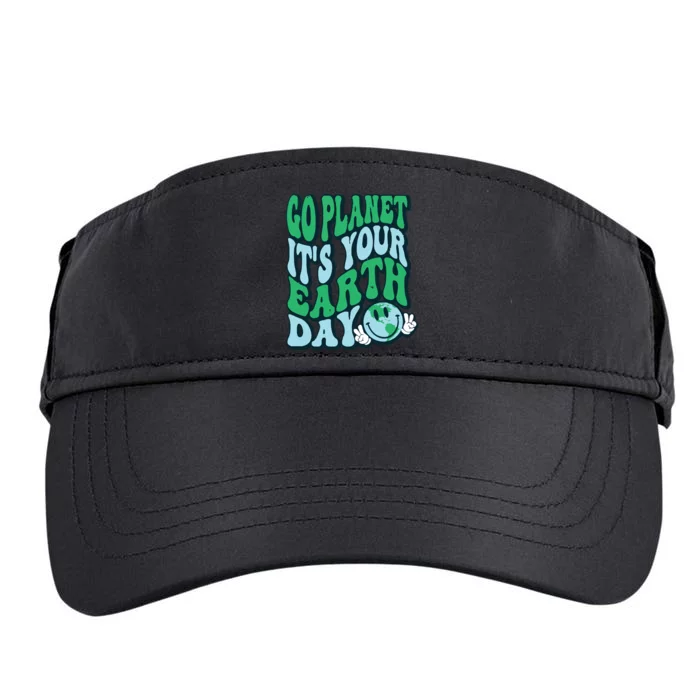 Go Planet Its Your Earth Day Adult Drive Performance Visor