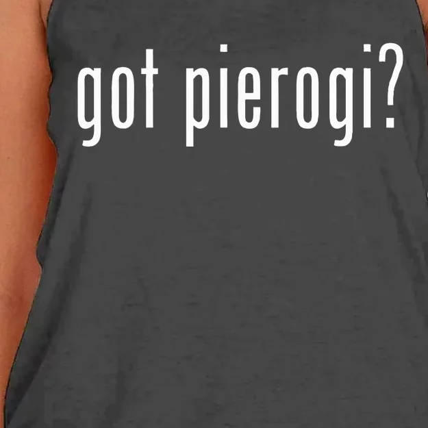 Got Pierogi I Love Pierogi Polish Food Women's Knotted Racerback Tank