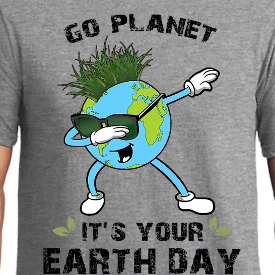 Go Planet ItS Your Earth Day Dabbing Earth Pajama Set