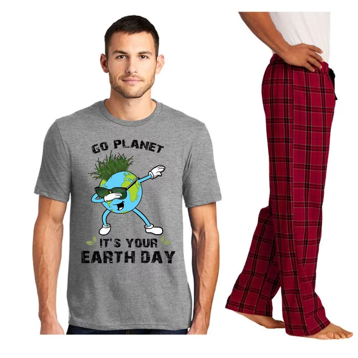 Go Planet ItS Your Earth Day Dabbing Earth Pajama Set