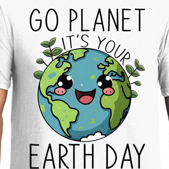 Go Planet Its Your Earth Day 2024 Teacher Pajama Set