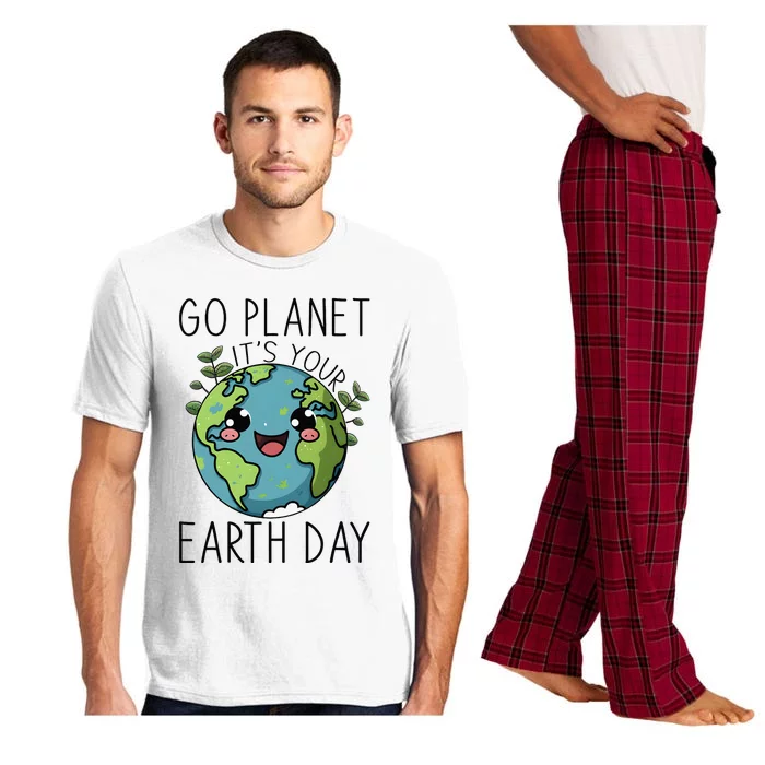 Go Planet Its Your Earth Day 2024 Teacher Pajama Set