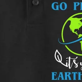 Go Planet It's Your Earth Day Dry Zone Grid Performance Polo