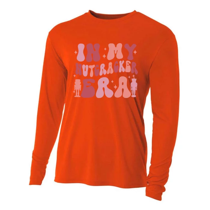 Groovy Pink In My Nutcracker Era Christmas Ballet Squad Gift Cooling Performance Long Sleeve Crew