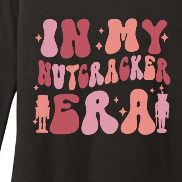 Groovy Pink In My Nutcracker Era Christmas Ballet Squad Gift Womens CVC Long Sleeve Shirt