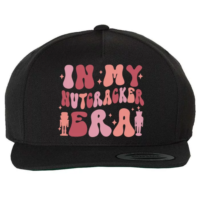 Groovy Pink In My Nutcracker Era Christmas Ballet Squad Gift Wool Snapback Cap