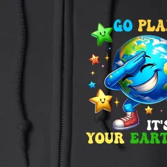 Go Planet ItS Your Earth Day 2024 Full Zip Hoodie