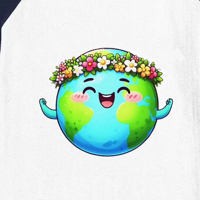 Go Planet ItS Your Earth Day Cute Earth Baseball Sleeve Shirt