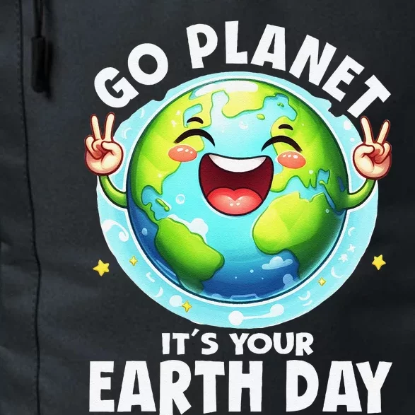 Go Planet ItS Your Earth Day Cute Earth Daily Commute Backpack