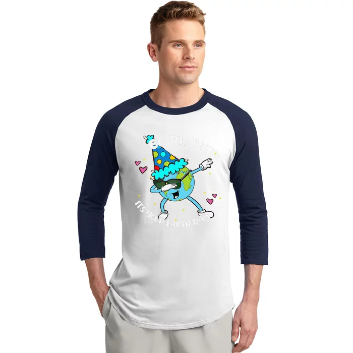 Go Planet Its Your Earth Day Cute Baseball Sleeve Shirt