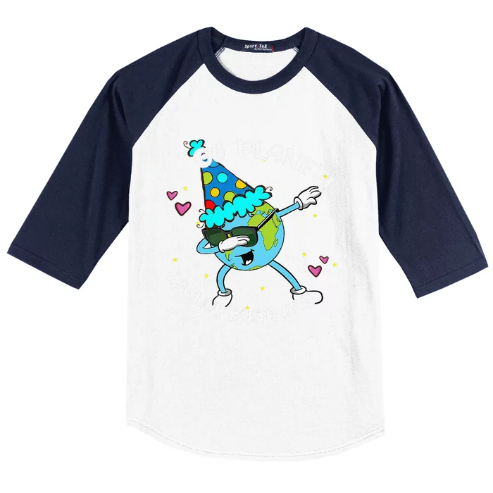 Go Planet Its Your Earth Day Cute Baseball Sleeve Shirt