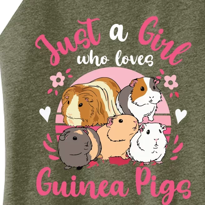 Guinea Pig Just A Girl Who Loves Guinea Pigs Women’s Perfect Tri Rocker Tank