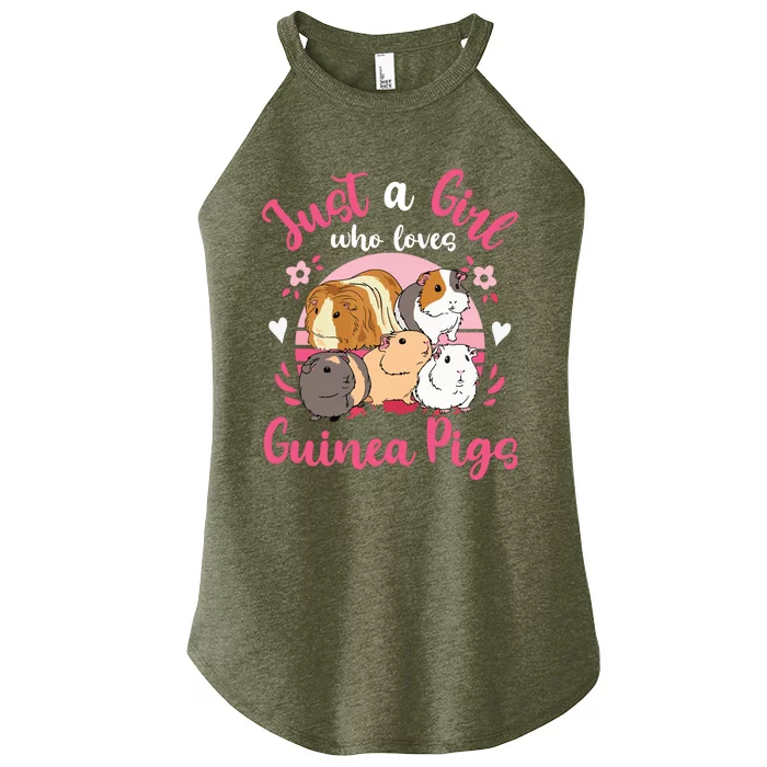 Guinea Pig Just A Girl Who Loves Guinea Pigs Women’s Perfect Tri Rocker Tank