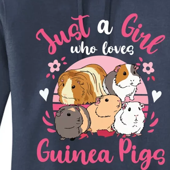 Guinea Pig Just A Girl Who Loves Guinea Pigs Women's Pullover Hoodie