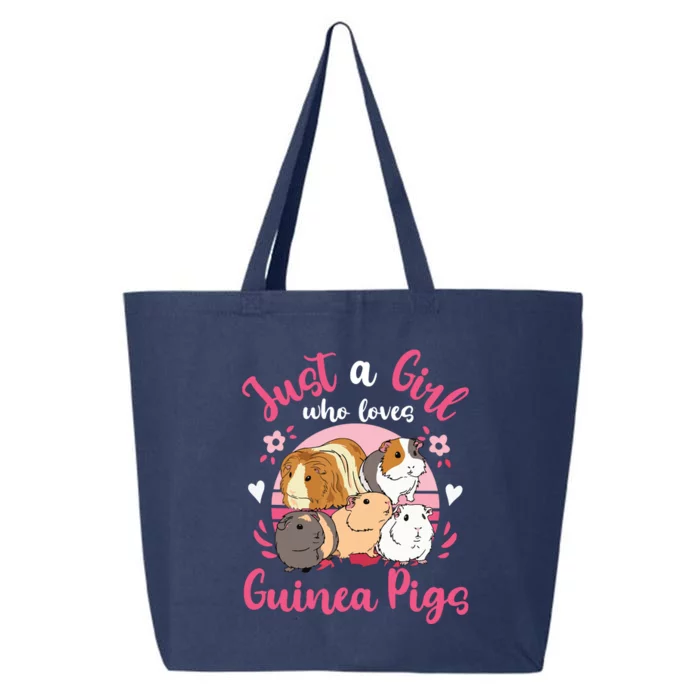 Guinea Pig Just A Girl Who Loves Guinea Pigs 25L Jumbo Tote