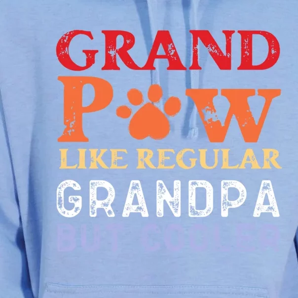 Grand Paw Like A Regular Grandpa But Cooler Gift Father Day Gift Unisex Surf Hoodie