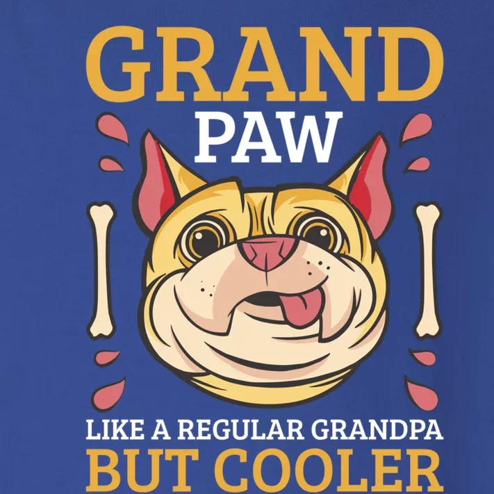 Grand Paw Like A Regular Grandpa But Cooler Great Gift Toddler Long Sleeve Shirt