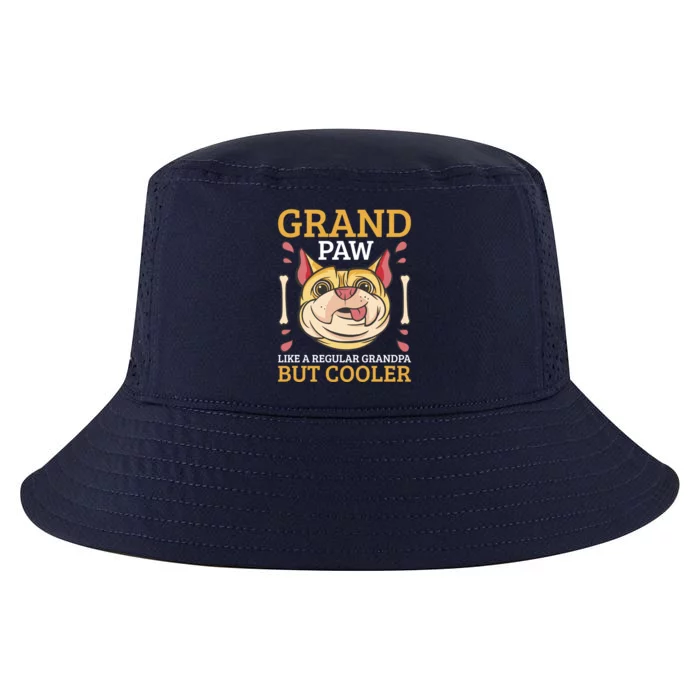 Grand Paw Like A Regular Grandpa But Cooler Great Gift Cool Comfort Performance Bucket Hat