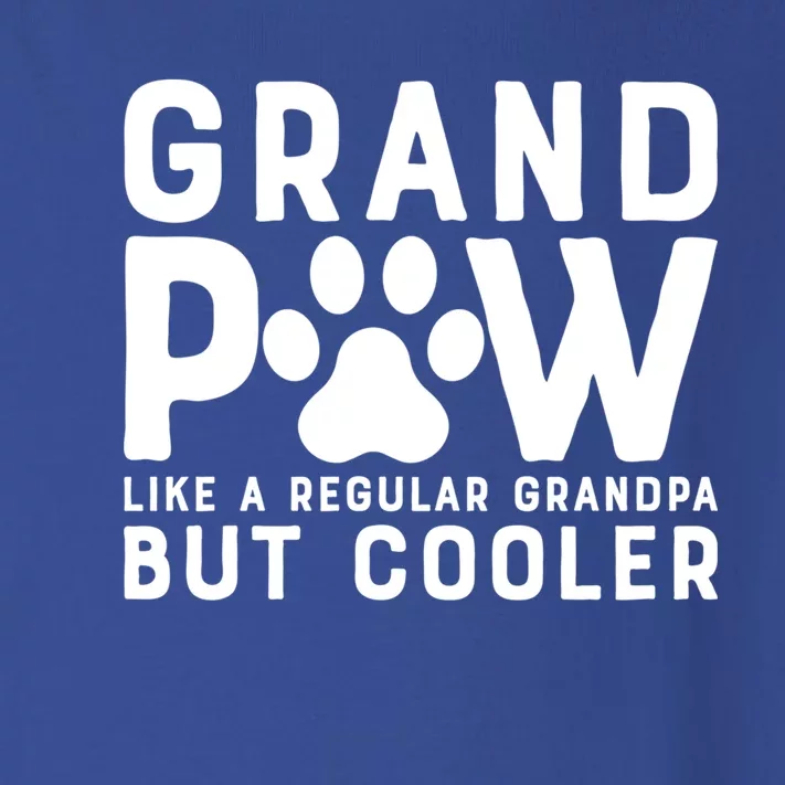 Grand Paw Like A Regular Grandpa But Cooler Funny Gift Toddler Long Sleeve Shirt